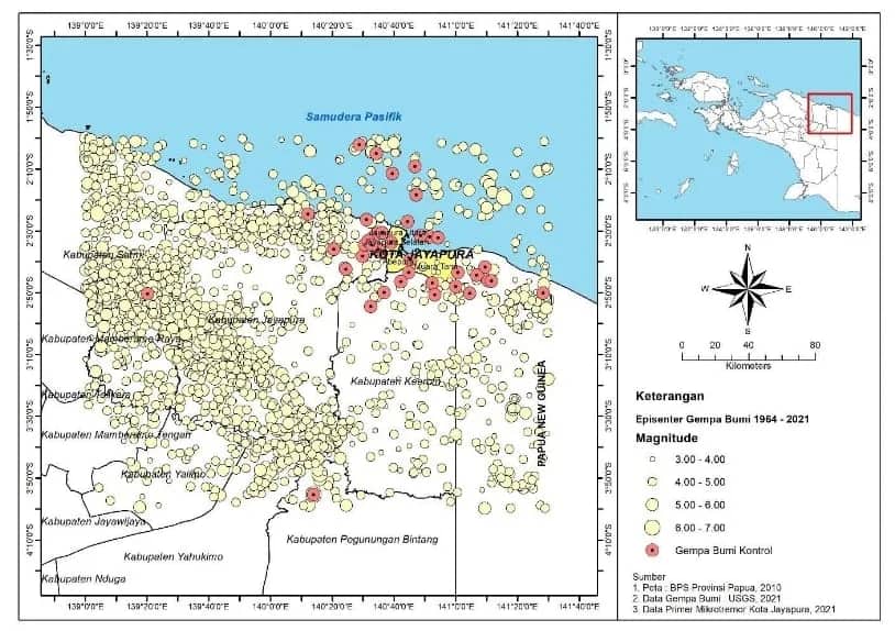 Ilustrasi berita Papua: Amati Gempa Bumi, BBMKG Pasang 15 Sensor Seismograf di Jayapura