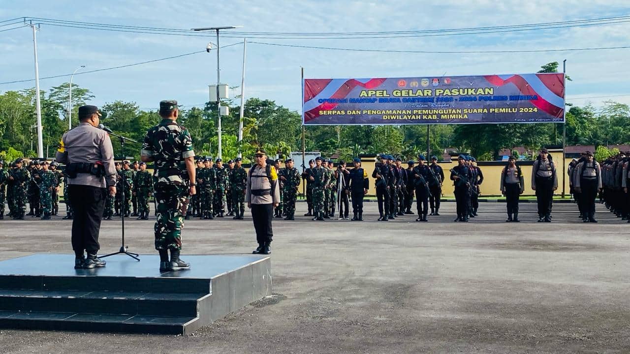 Ilustrasi berita Mimika: 928 Aparat Gabungan Disiapkan Amankan Pelaksanaan Pemilu di Mimika, Begini Pola Pengamanannya