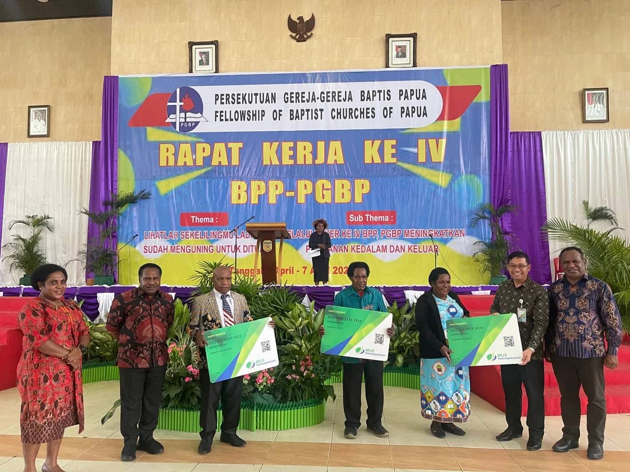 Ilustrasi berita Mimika: Peserta Rapat Kerja Persekutuan Gereja-Gereja Baptis di Papua Dilindungi BPJS Ketenagakerjaan Mimika