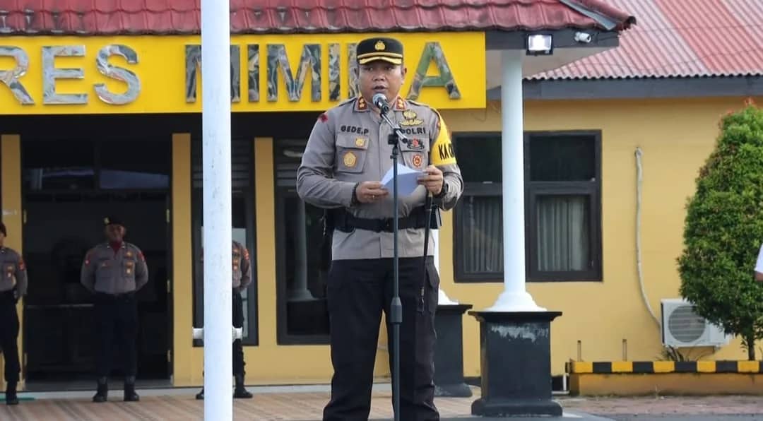 Ilustrasi berita Mimika: Pimpin Upacara Hari Kesadaran Nasional, Kapolres Gede Sampaikan Terimakasih Kepada Personil Polri di Mimika