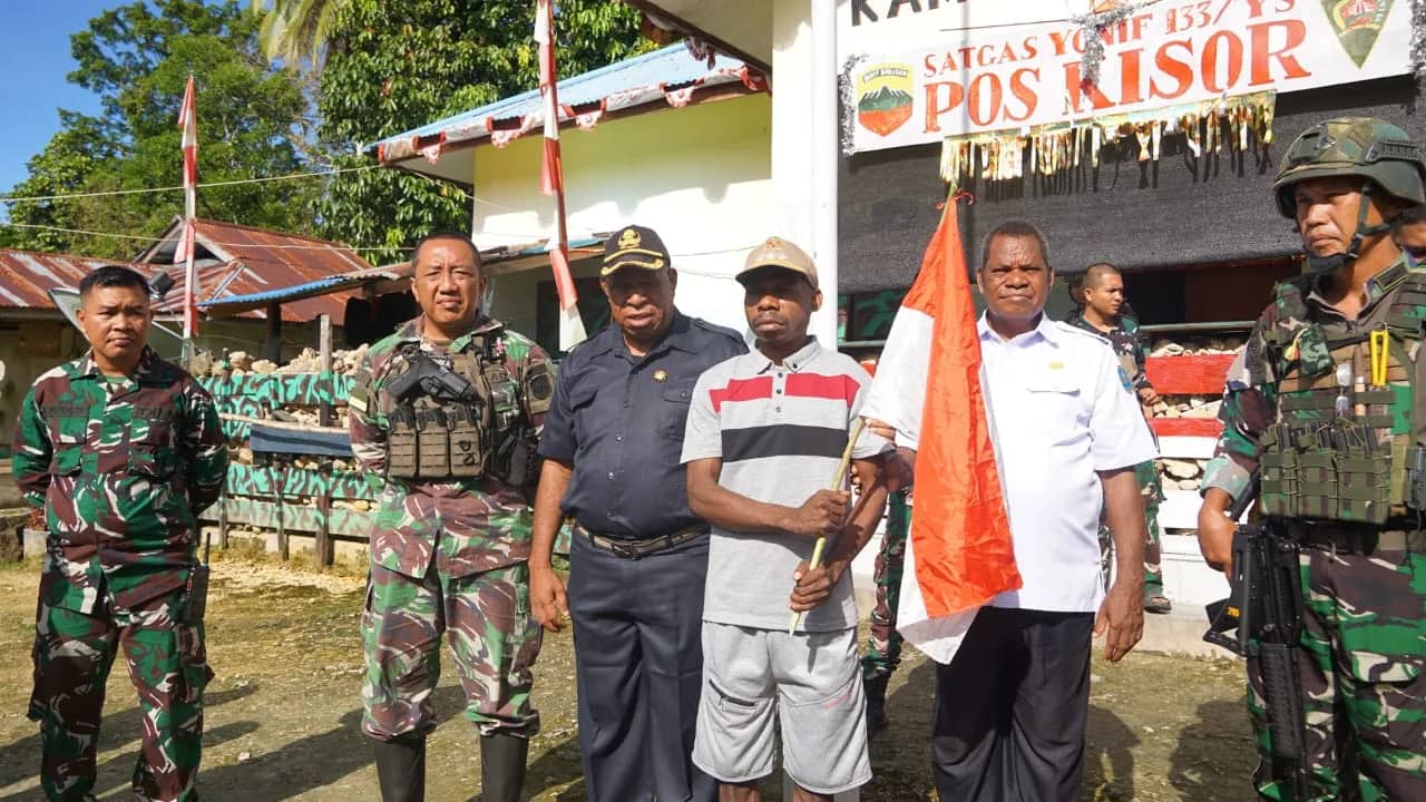 Ilustrasi berita Papua: Pernah Terlibat Penyerangan Pos Koramil Kisor, Setam Same Kembali ke Pangkuan NKRI