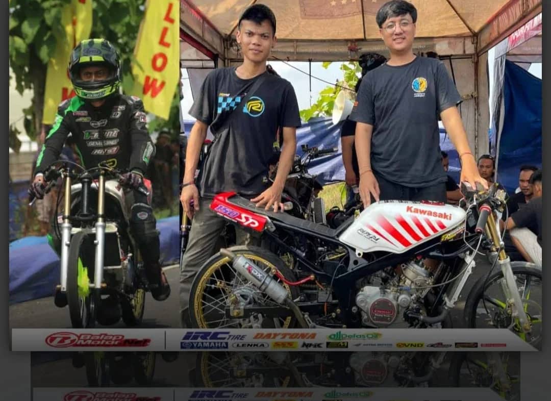 Ilustrasi berita Mimika: Membanggakan! Kawasaki Ninja Milik Sean X Sitepu Racing Timika Jawara Kelas Sport 2 Tak Kejurnas