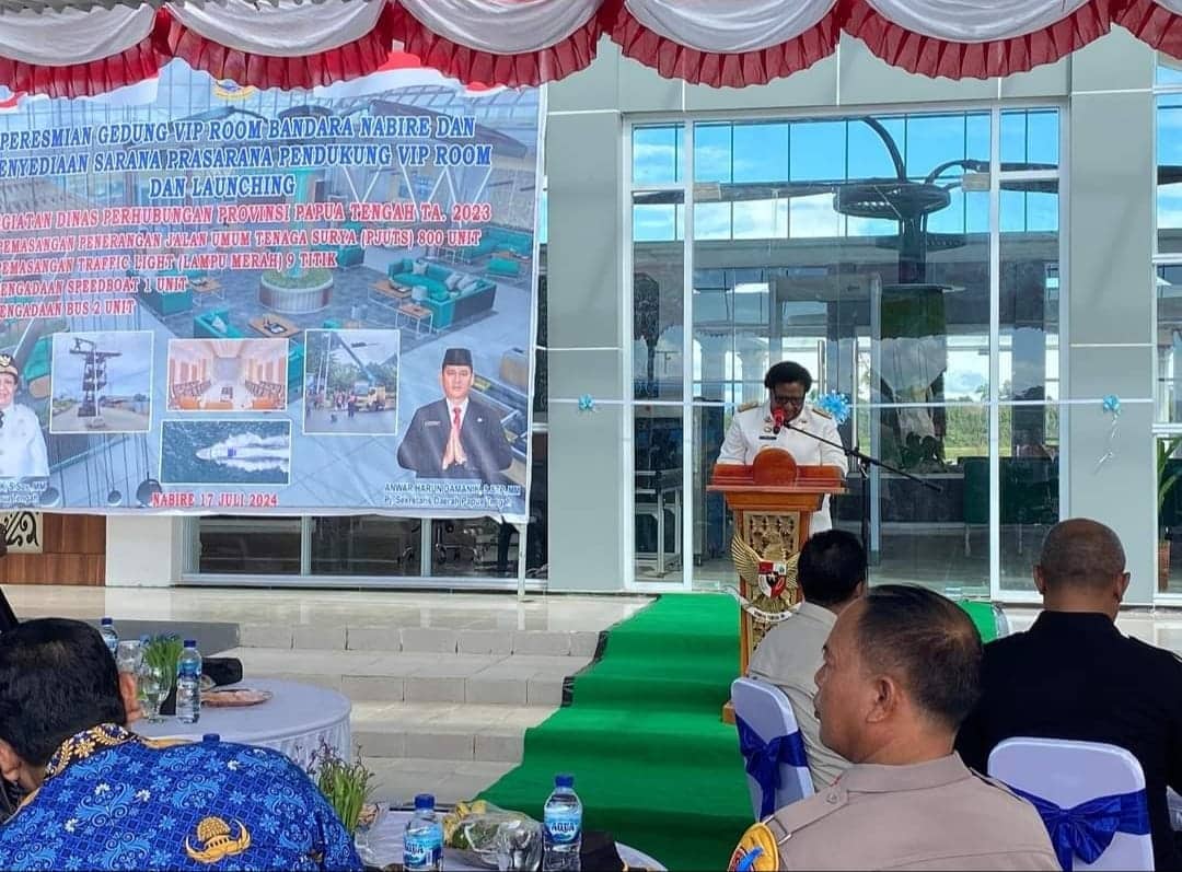 Ilustrasi berita Papua: Dilengkapi Ruangan Anti Peluru, Gedung VIP Bandara Nabire Resmi Beroperasi, Gubernur Ribka Haluk: Desember 2024 Didarati Pesawat Besar