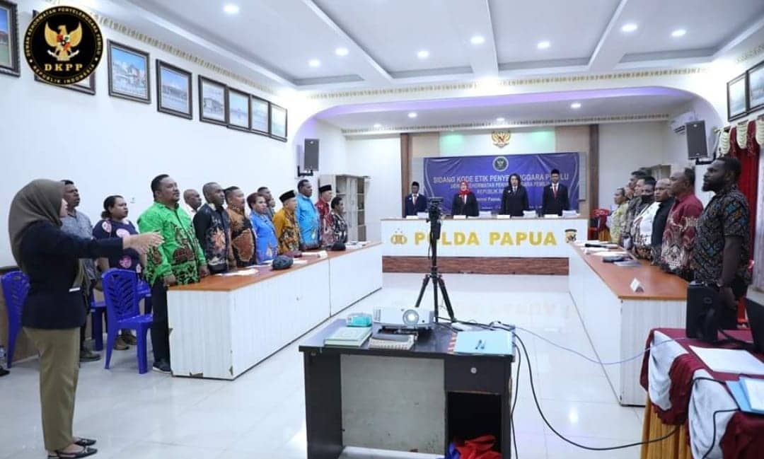 Ilustrasi berita Papua: Beri Instruksi Dukung serta Menangkan Partai dan Caleg Tertentu, DKPP Periksa KPU Mappi dan KPU Asmat