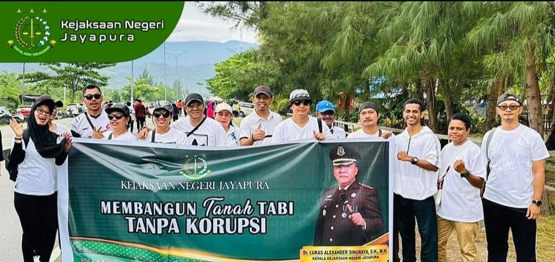 Ilustrasi berita JAYAPURA: Rayakan Hari Bhakti Adyaksa ke 64, Kejari Jayapura Gelar Aksi Anti Korupsi