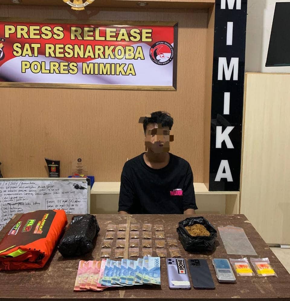 Ilustrasi berita Mimika: Tadi Sore, Polres Mimika Kembali Bekuk Seorang Pengedar Narkoba