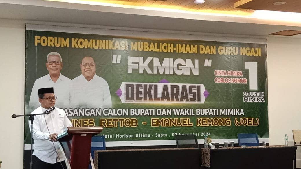 Ilustrasi berita Mimika: Dewan Pembina FKMIGN: Figur yang Kampanyekan Politik Identitas Tak Layak Dipilih