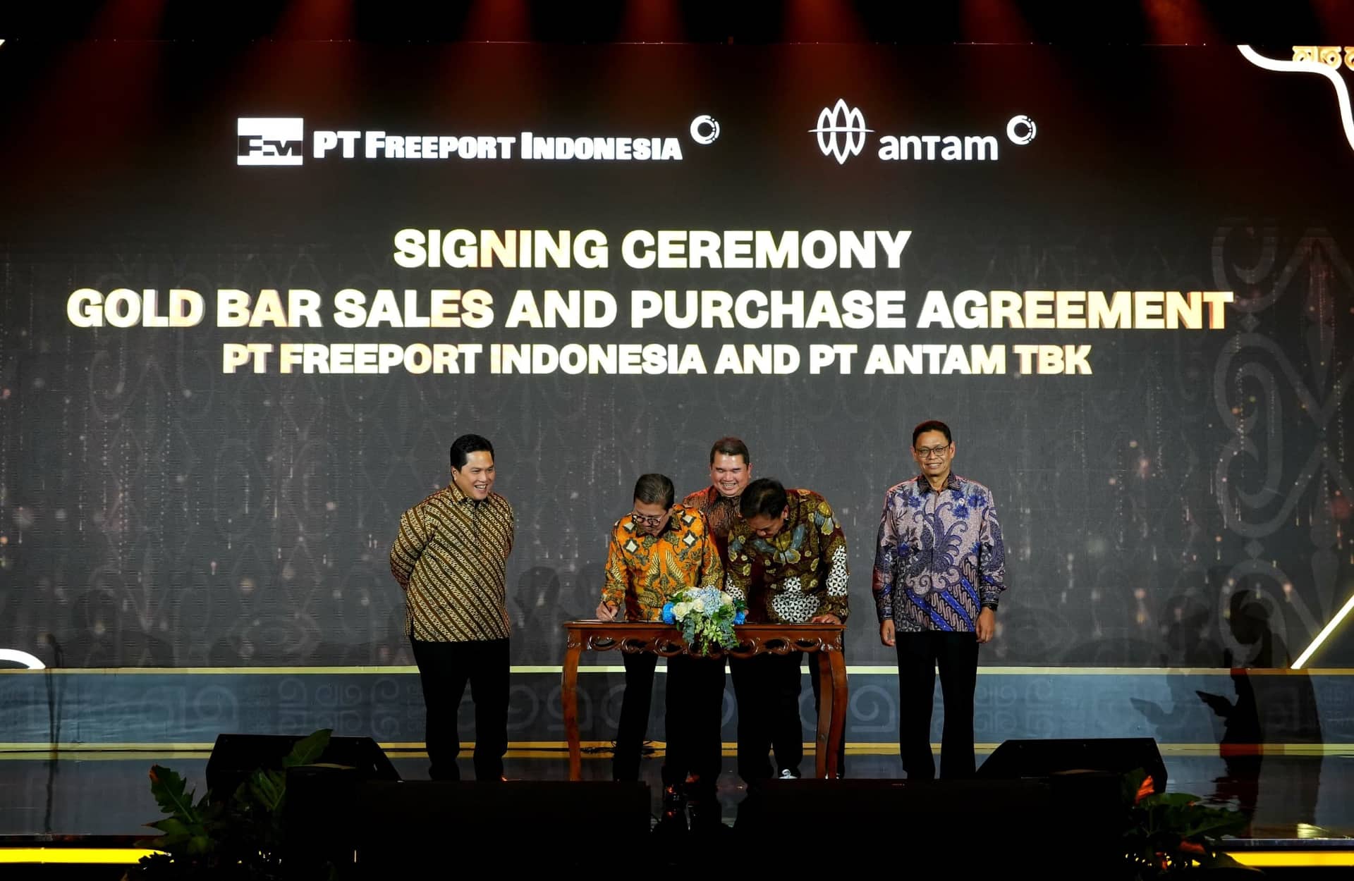 Ilustrasi berita Mimika: PT Freeport Indonesia dan ANTAM Tandatangani Perjanjian Jual Beli Emas Wujudkan Hilirisasi di Dalam Negeri