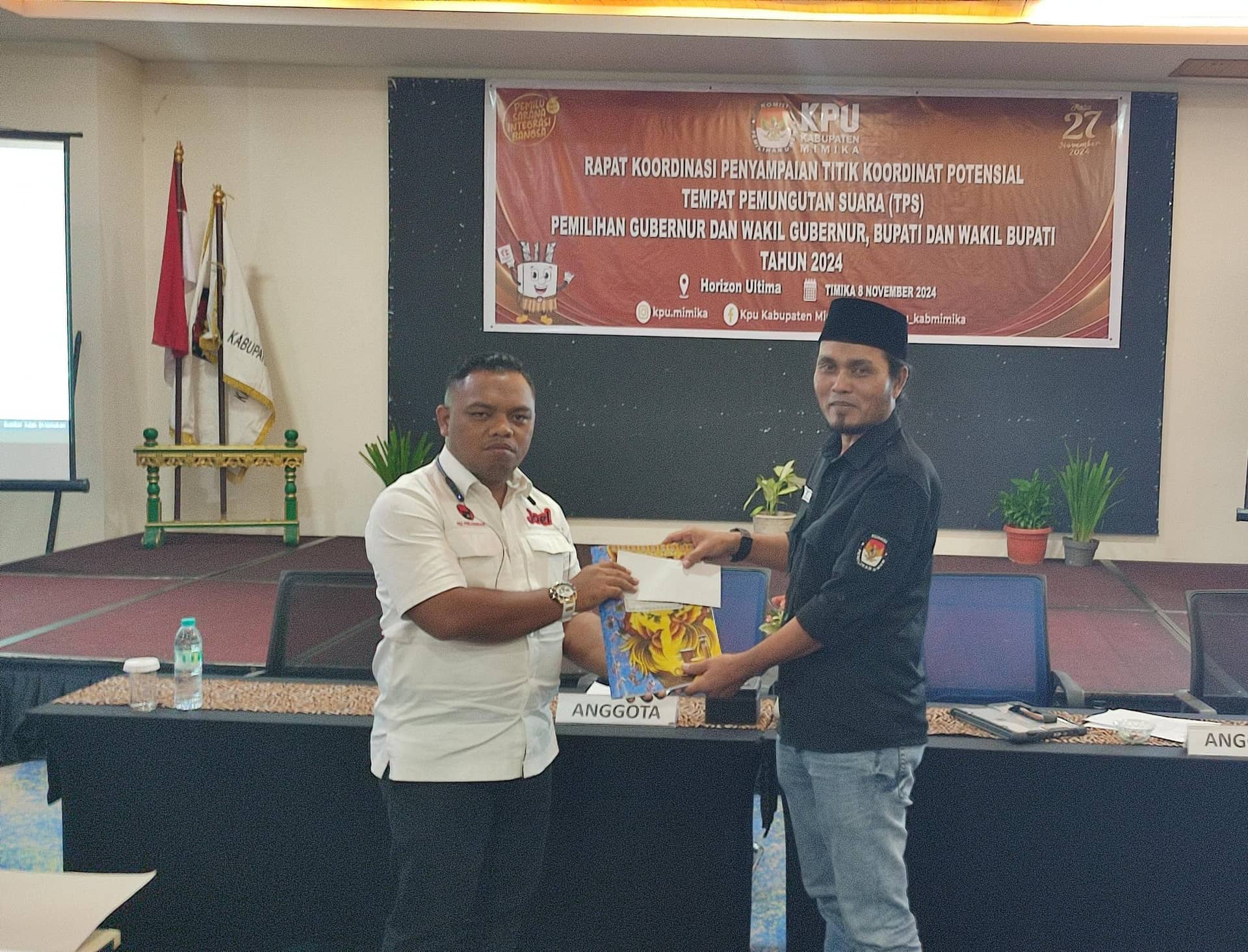 Ilustrasi berita Mimika: KPU Mimika Gelar Rakor Penyampaian Titik Koordinat Potensial TPS Pilkada 2024