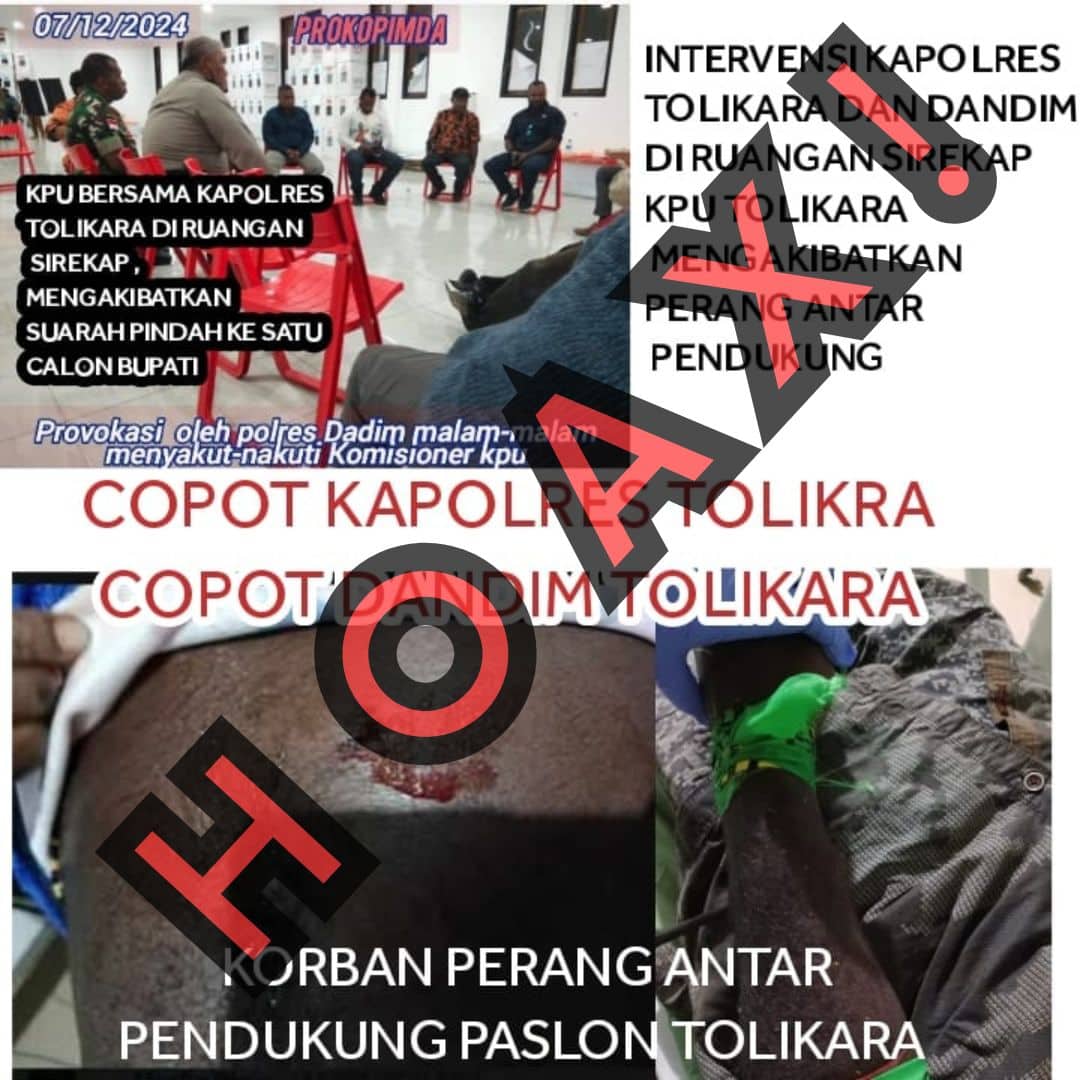 Ilustrasi berita Papua: Dandim 1716/Tolikara Bantah Intervensi KPU dan Penyebab Perang Antar Pendukung Paslon