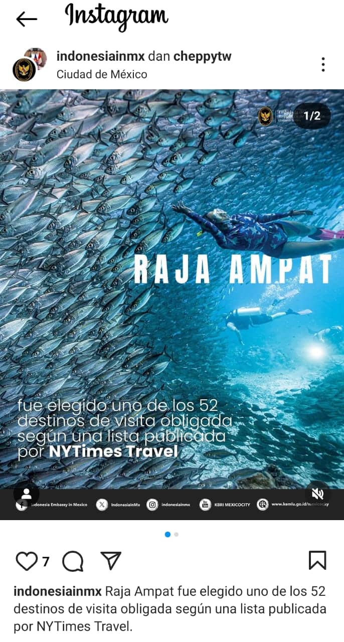 Ilustrasi berita Papua: Masuk Dalam 52 Places to Go in 2025, Raja Ampat Dinobatkan Jadi Destinasi yang Wajib Dikunjungi