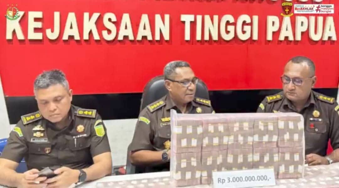 Ilustrasi berita Papua: Penyidikan Korupsi PON XX Papua Berlanjut, Kejati Papua Kembali Sita Uang Rp 3 Miliar
