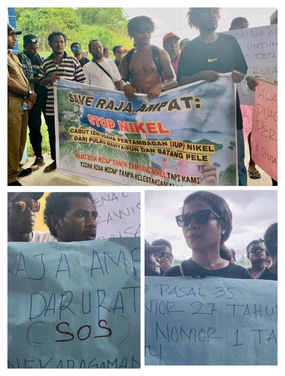 Ilustrasi berita Mimika: Warga dan Aktivis Lingkungan Gelar Aksi Tolak Tambang Nikel di Raja Ampat, Tuntut Cabut Ijin PT Mulia Raymond Perkasa
