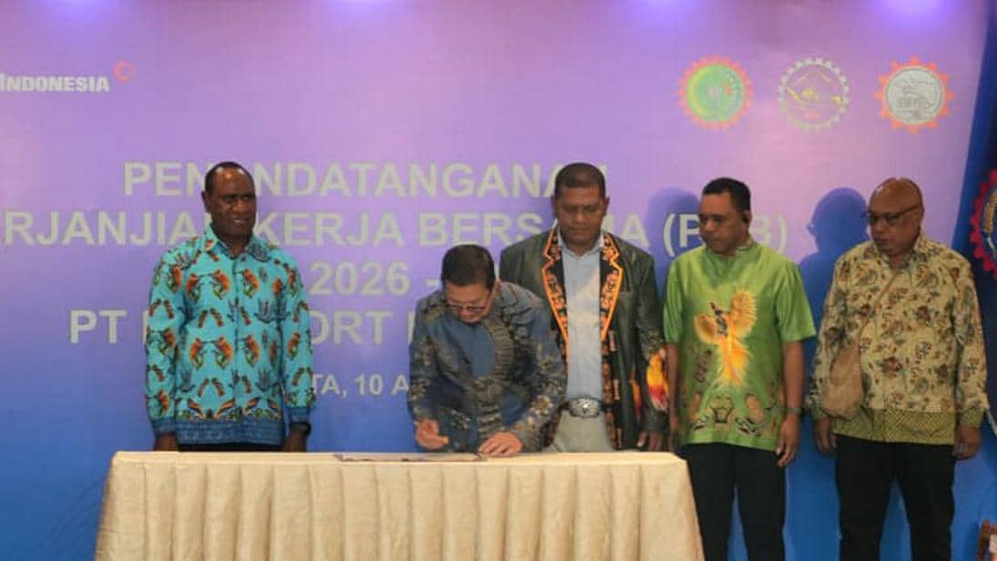 Ilustrasi berita Mimika: Manajemen Freeport dan Serikat Pekerja Sepakati PKB 2026–2028, Tegaskan Komitmen Bersama