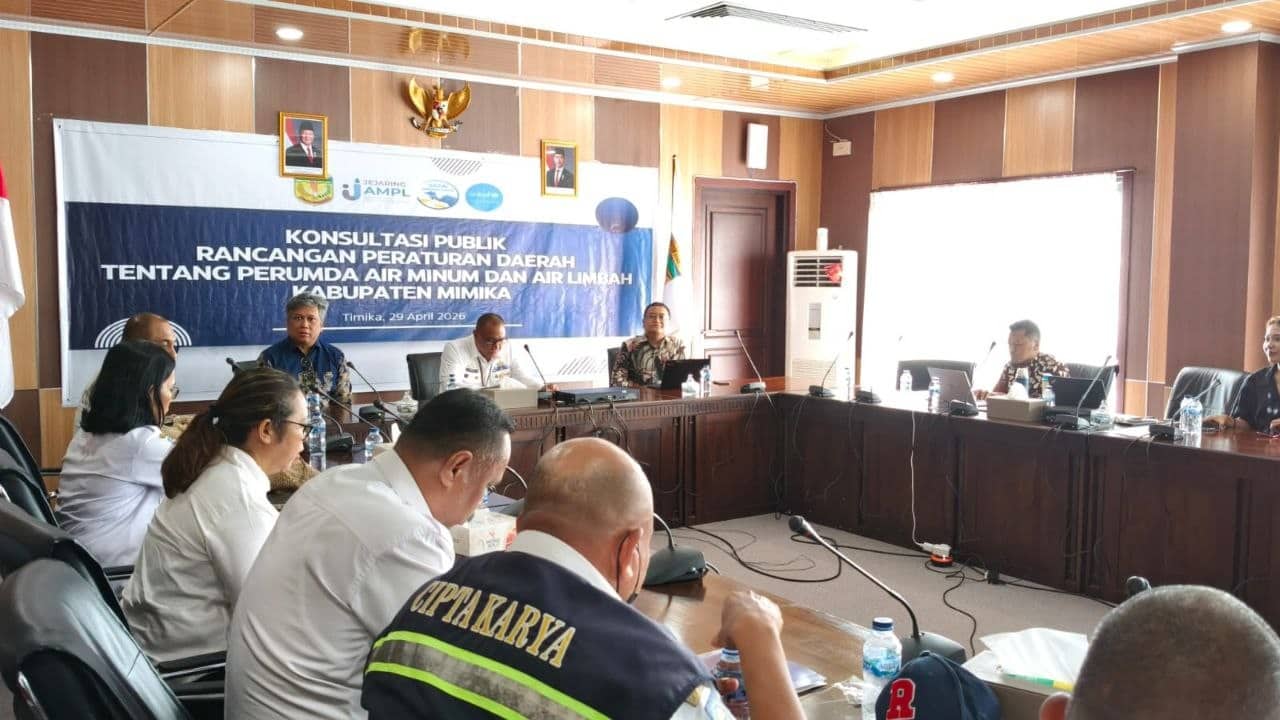 Ilustrasi berita Mimika: Tingkatkan Kualitas Layanan Dasar Masyarakat, Dinas PUPR Mimika Susun Ranperda Perumda Air Minum dan Limbah