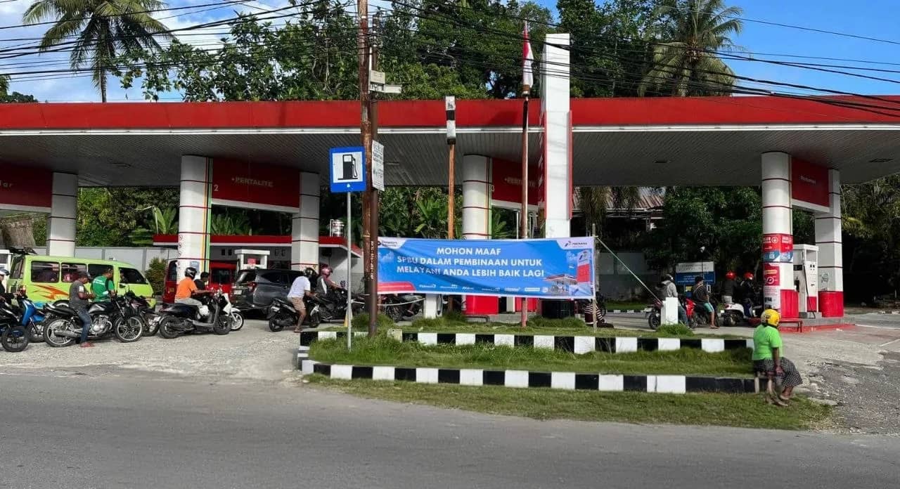 SPBU yang diberikan sanksi lantaran melanggar aturan penyaluran BBM bersubsidi.