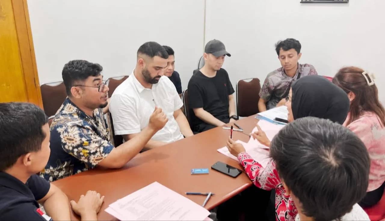 Tiga WNA yang divonis 7 Bulan Penjara