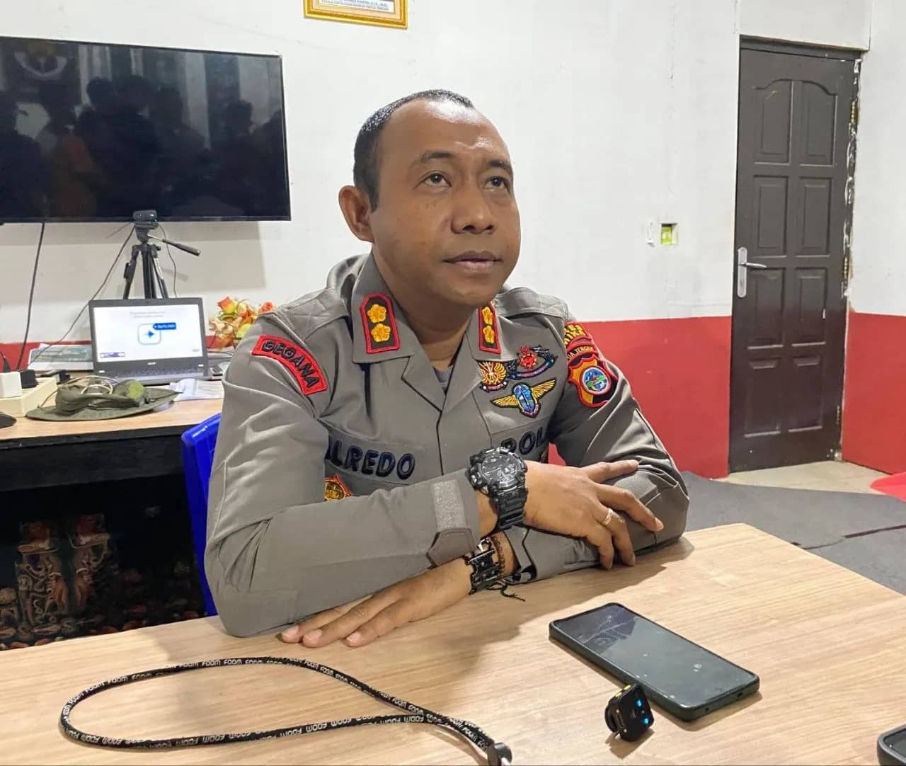 Kapolres Mimika, AKBP Alredo Agustinus Rumbiak