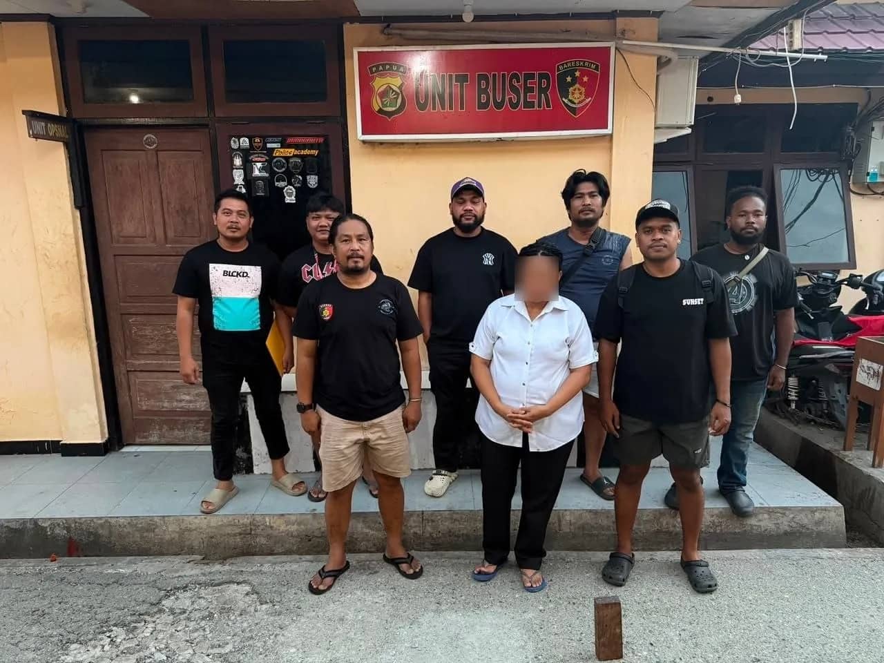 Polres Jayapura mengamankan Ibu Kandung pelaku penganiaya anaknya hingga meningga dunia