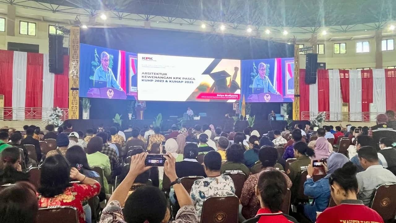 Ketua KPK saat memberikan kuliah umum di Uncen Jayapura