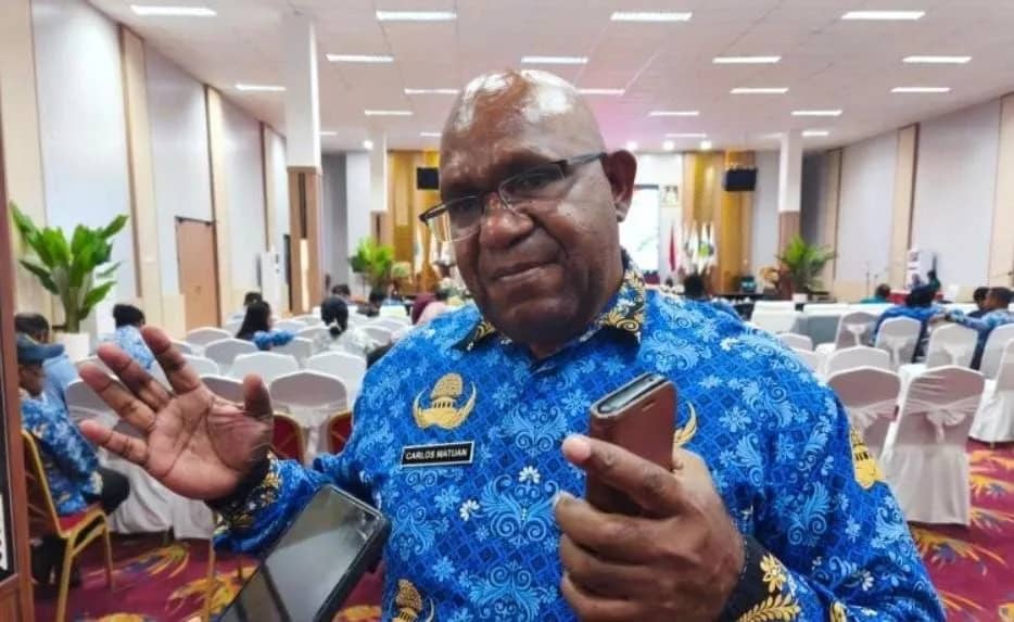 Kepala Dinas Kelautan dan Perikanan (DKP) Papua Tengah, Carlos Matuan
