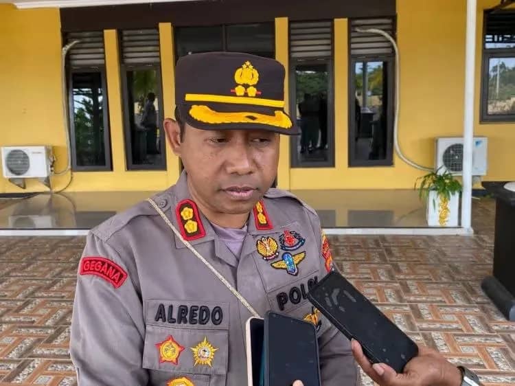 Kapolres Mimika, AKBP Alredo Rumbiak.