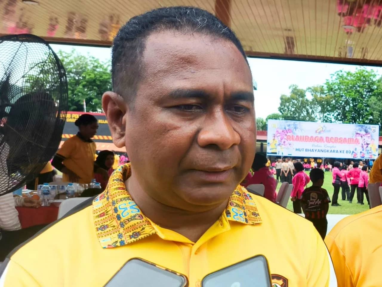 Kapolresta Jayapura Kota Kombes Pol Fredrickus W.A. Maclarimboen