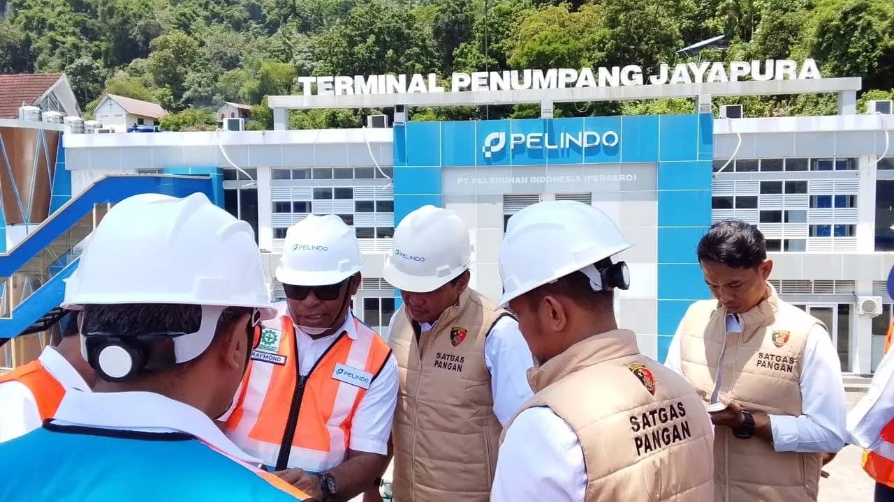 Perum Bulog Papua saat melakukan pertemuan dengan PT Pelindo