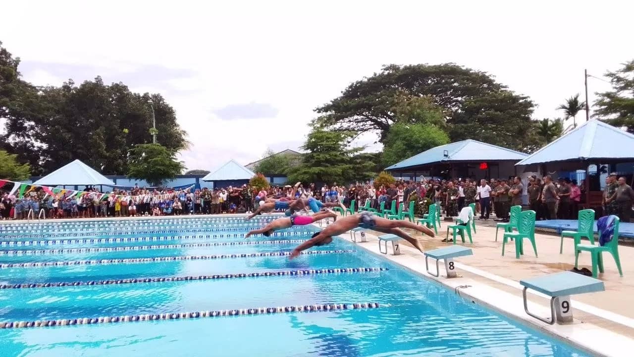 Peserta kejuaraan renang Pangdam Cup 2026