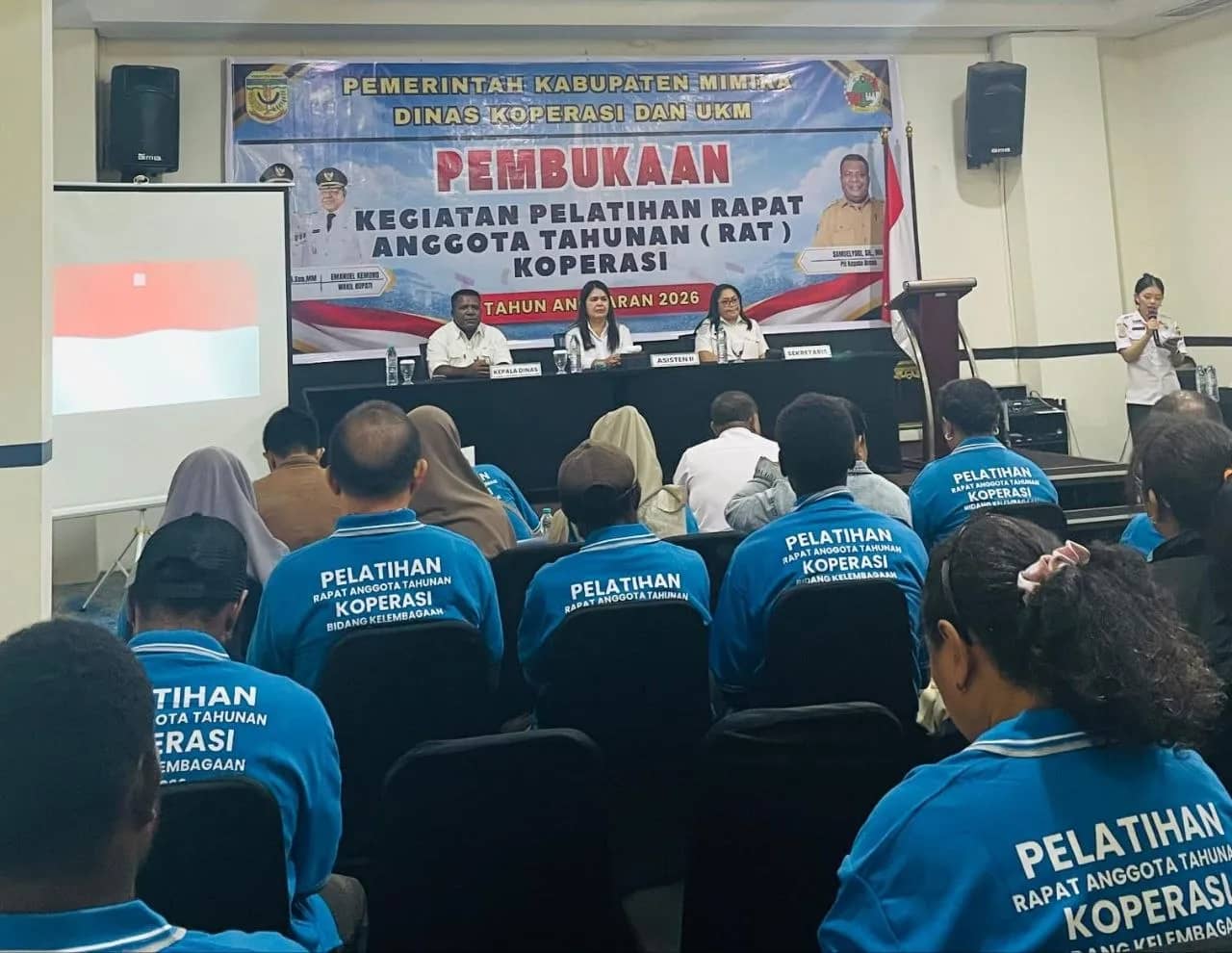 Pelatihan RAT koperasi di Mimika.