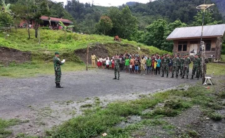 Mimika papua, TNI