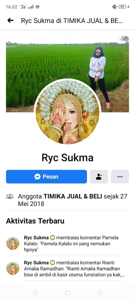 Akun fb Ryc Sukma
