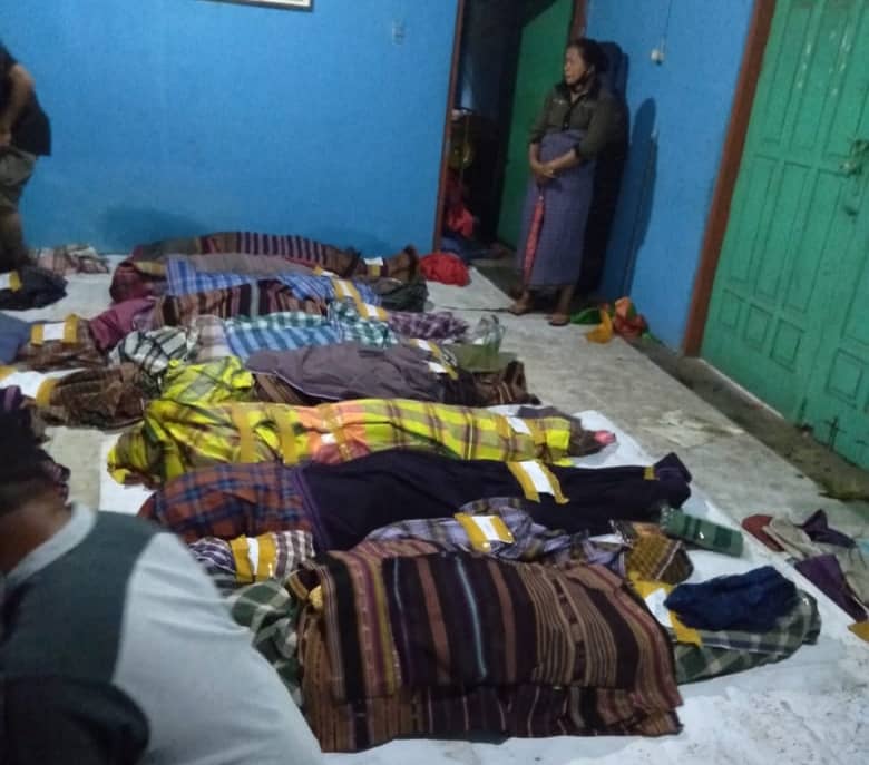 Jenazah para korban bencana