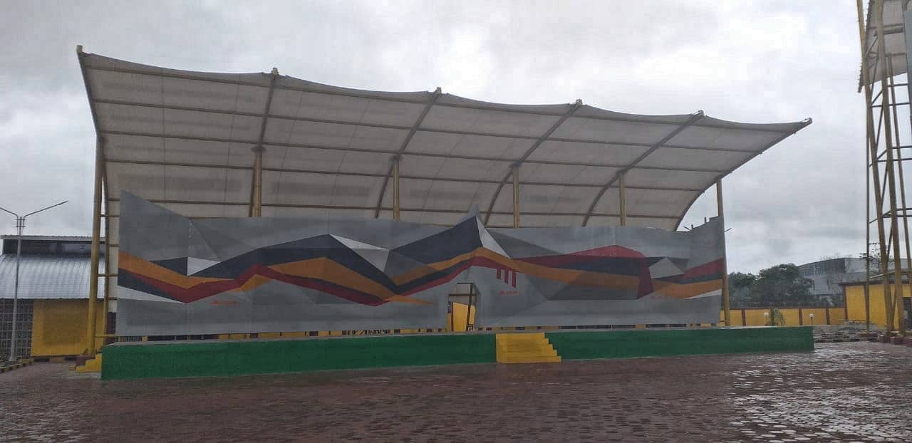 Venue panjat tebing di Mimika