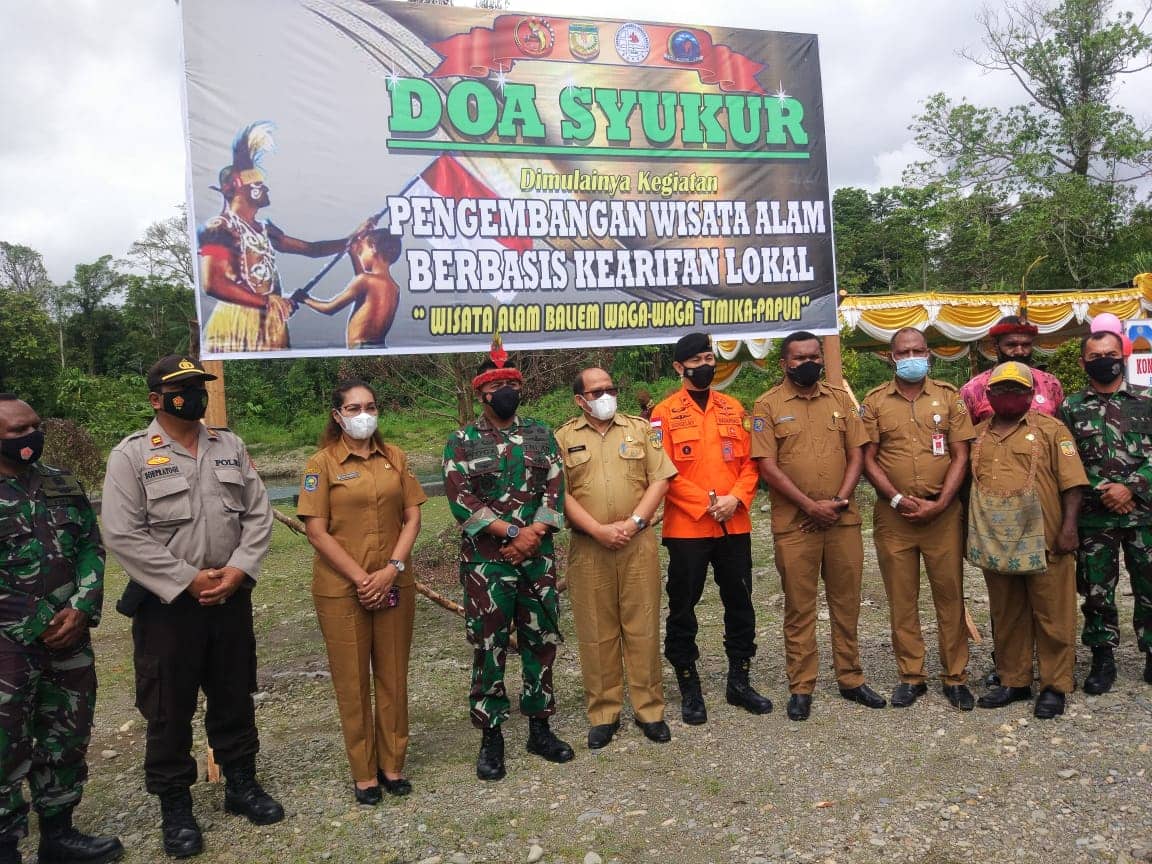 Pembukaan wisata alam baliem waga waga