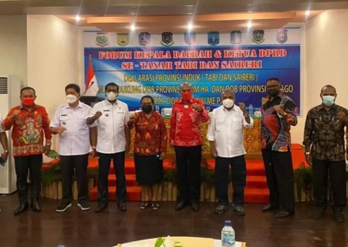 Dukungan pemekaran tiga Provinsi
