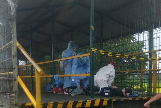 Penemuan mayat diterminal gorong-gorong