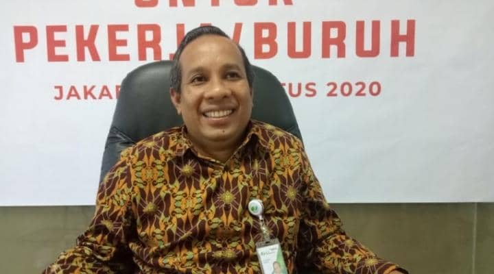 Kepala BP Jamsostek Cabang Mimika Verry K Boekan
