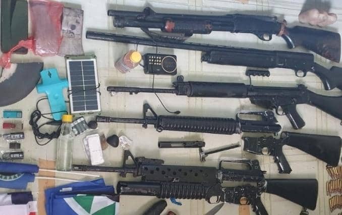 Barang bukti yang diamankan anggota Koramil Batom beserta warga dan Linmas dari KSB, Selasa (7/9/2021).