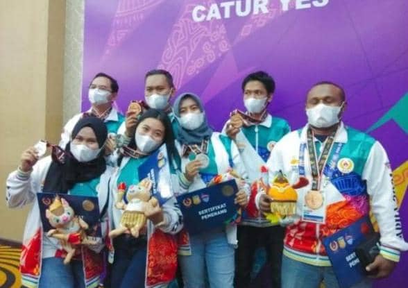Para pecatur Papua penyumbang medali di PON XX Papua. (Foto: Humas PB PON)