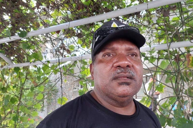 Tokoh masyarakat Kamoro Georgorius Okoare