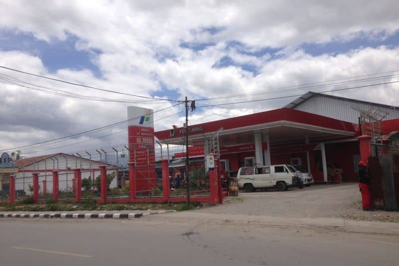 Satu dari empat APMS di Jayawijaya yang menjual BBM subsidi murah.
