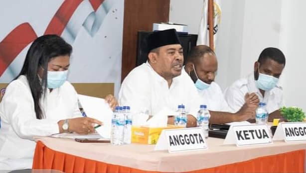 Ketua KPU Mimika, Indra Ebang Ola