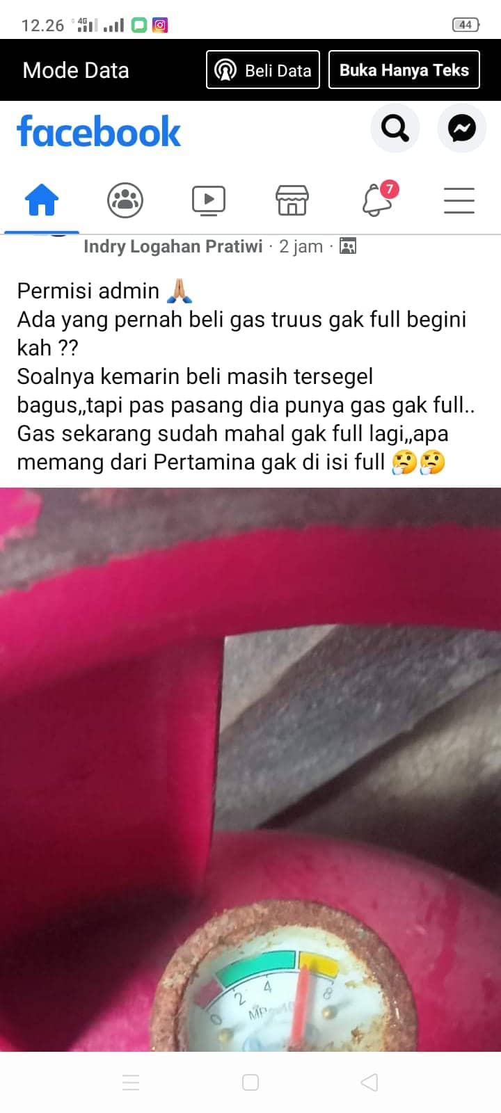 Postingan akun Indry Logahan Pratiwi