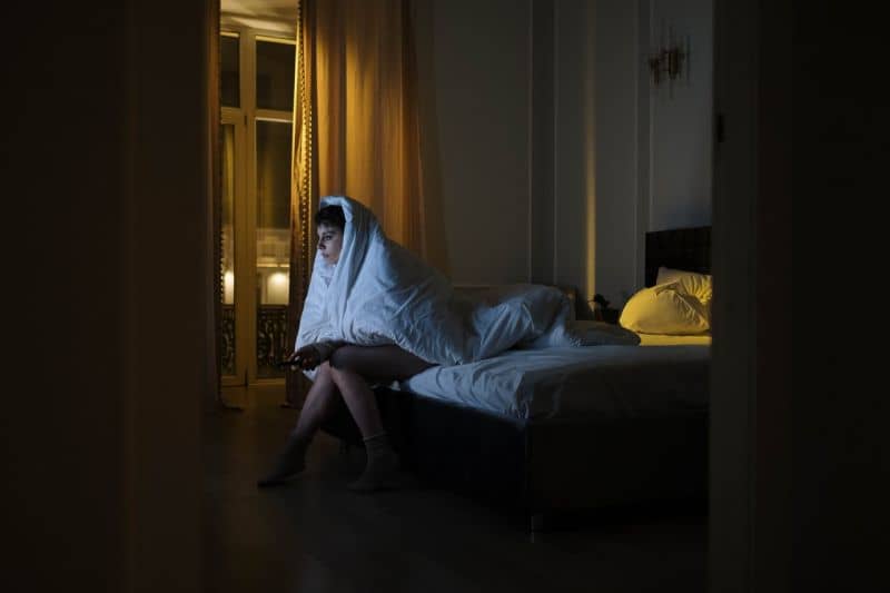 Ilustrasi gangguan tidur atau Insomnia
