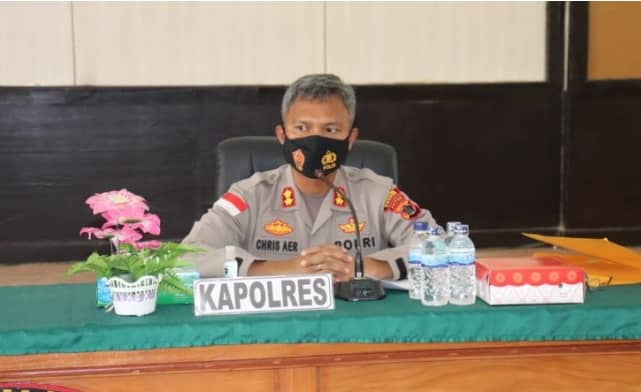 Kapolres Keerom, AKBP Christian Aer