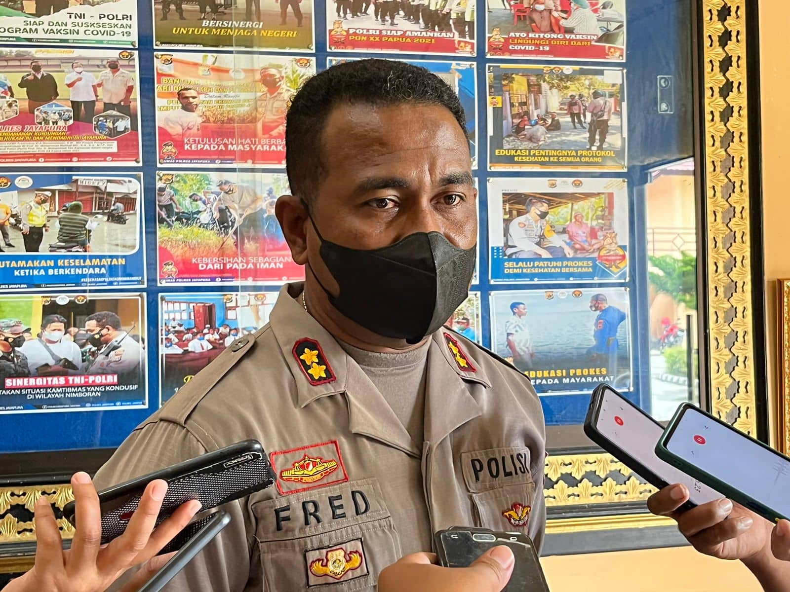 Kapolres Jayapura AKBP Fredrickus Maclarimboen