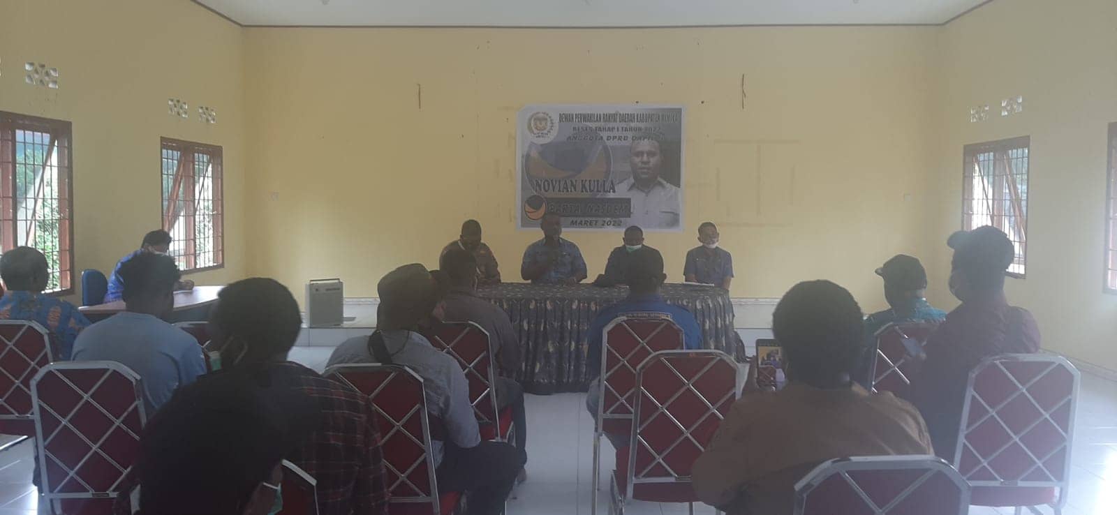 Reses Anggota DPRD Mimika Dapil IV, Novian Kulla di Kwamki Narama.