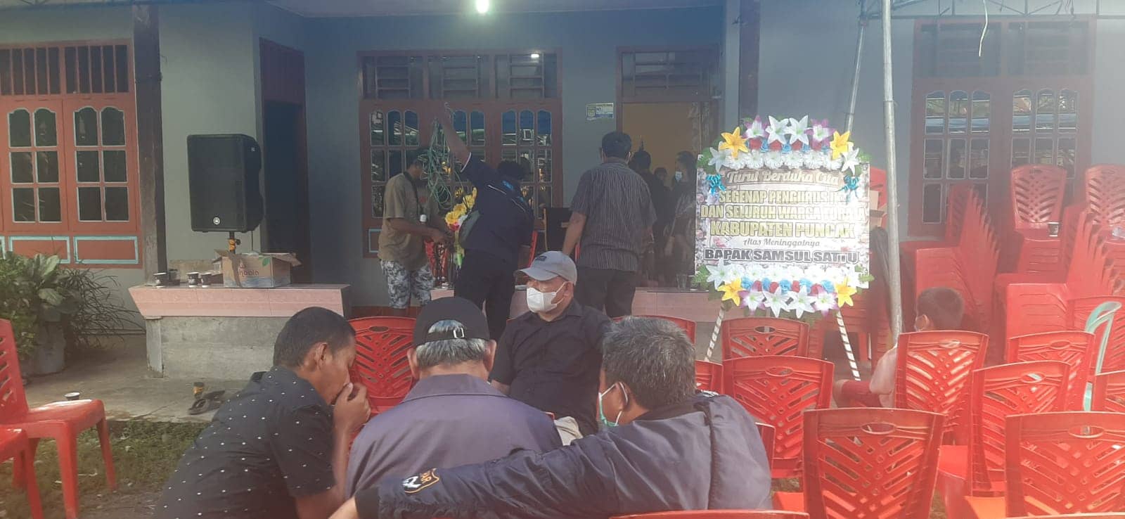Jenazah tiba di Timika