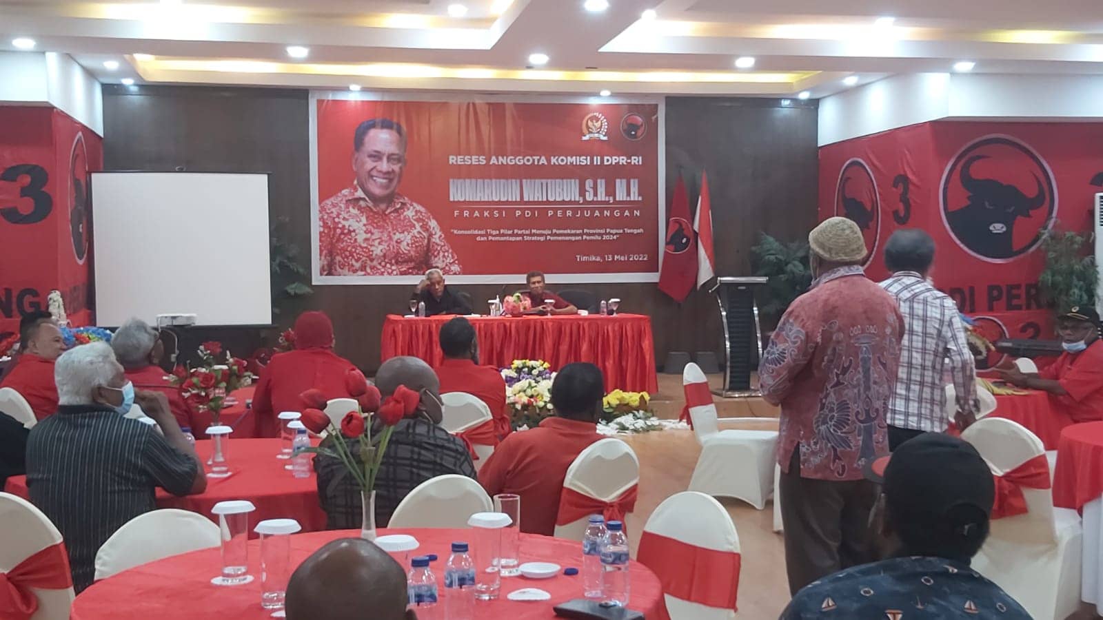 Pertemuan bersama Anggota DPR RI, Komarudin Fatubun.